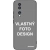 Picasee silikónový čierny obal pre Honor 70 - Vlastný design/motiv