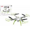 Zeleno-biely diaľkovo ovládaný dron