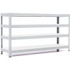Trestles RH Regál 1000 x 1600 x 300 mm 4 police sivá