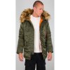ALPHA INDUSTRIES Bunda N3B VF 59 - tmavo zelená (103141/257)