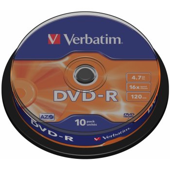 Verbatim DVD-R 4,7GB 16x, 10ks