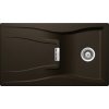 Granitový kuchynský drez SCHOCK Waterfall D-100 - s excentrom pod dosku Farba: bronze