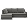Signal Rohová rozkladacia sedacia súprava TOKIO V PRO Ľavá Sivá