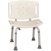 Mobilex 302051 Stolička do sprchy s operadlom, 50x30 cm, nosnosť 115 kg