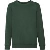 Fruit of the Loom Detská mikina 62-039-0 Bottle Green 164