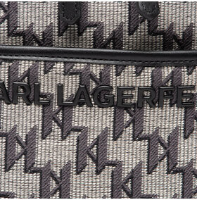 Karl Lagerfeld kabelka 221W3030 Sivá