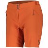 SCOTT Cyklistické nohavice krátke bez trakov - ENDURANCE LS/FIT W/PAD W - oranžová L