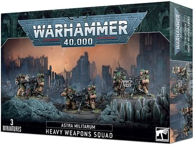 GW Warhammer 40000: Astra Militarum Cadian Heavy Weapons Squad