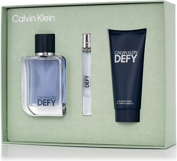 Calvin Klein CK Defy - EDT 100 ml + sprchový gel 100 ml + EDT 10 ml