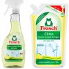 Frosch Čistič na koupelny a sprchy Citronem EKO, 500 ml + náhradní náplň 950 ml