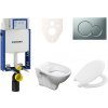 Cenovo zvýhodnený závesný WC set Geberit na zamurovanie + WC S-Line S-line Pro 110.302.00.5NR3
