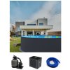 CF Bazénový set s bazénom ANTRAZIT/Blue 450 x 120 cm s ohřevem 3292