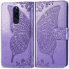 Peňaženkové kožené puzdro na Xiaomi Redmi 8 - Slabofialová