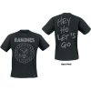Ramones - Seal Hey Ho (Black) (Back Print) (tričko) Large
