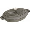 STAUB Kastrol oválný 23x17 cm/1l šedý 1332318