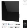 AENO GH12s Quadro Chytré Kúrenie, infrared + konvekcia, tvrdené sklo, 500W, 50x50cm, Čierna