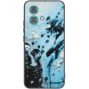 Picasee silikónový čierny obal pre Motorola Edge 40 Neo - Organic blue