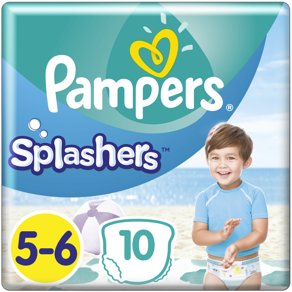 Pampers Pants Splashers 5-6 10 ks