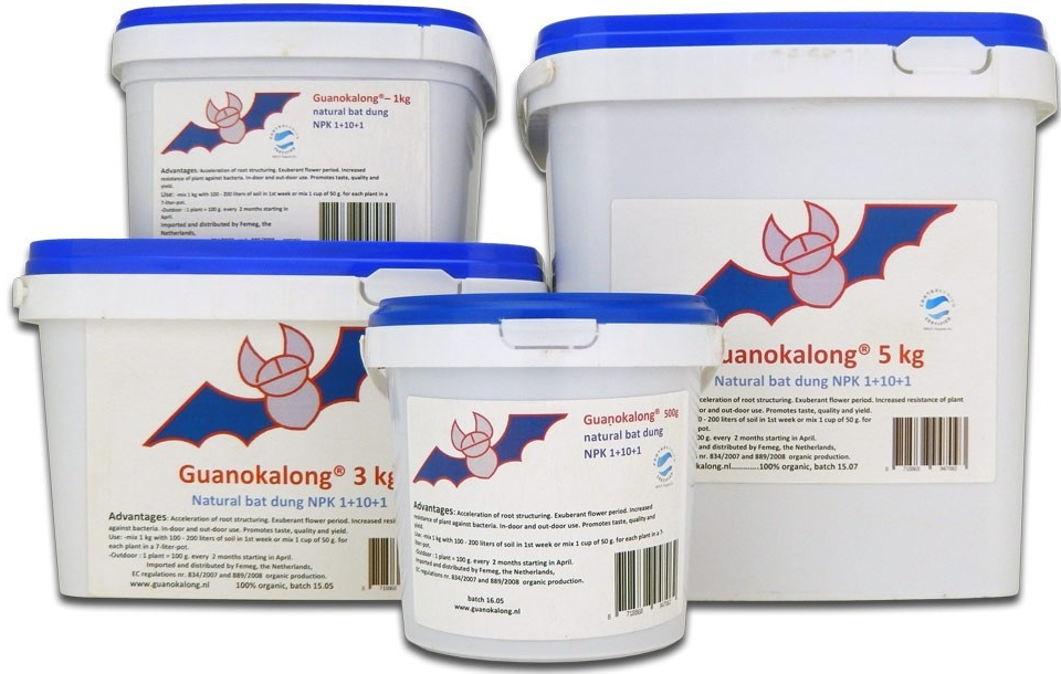 Guanokalong granule netopýří trus 500 g