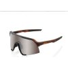 Okuliare 100% S3 - Matte Translucent Brown Fade - HiPER Silver Mirror Lens