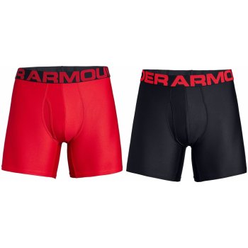 Under Armour Tech 6in Red Červená 2 Pack