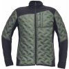 Pánska softshellová bunda CERVA, NEURUM SOFTSHELL tmavo zelená,čierna S