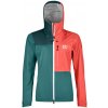 Dámska skialpinistická membránová bunda Ortovox 3L Ortler Jacket W - pacific green S