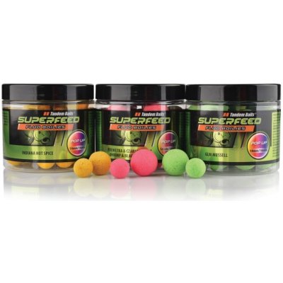 Tandem Baits SuperFeed Fluo Pop-Up 90g 14-16mm Halibut & Strawberry