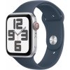 Apple Watch sa 2023, Cellular, 44mm, Silver, Storm Blue Sport Band - M/L