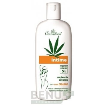 Cannaderm INTIME umývacia emulzia na intímnu hygienu 200 ml