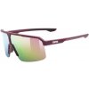uvex športové okuliare ramp burgundy matt/mirror rose s3