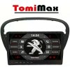 TomiMax Peugeot 607 Android 14 autorádio s WIFI, GPS, USB, BT HW výbava: 8 Core 6GB+128GB HIGH