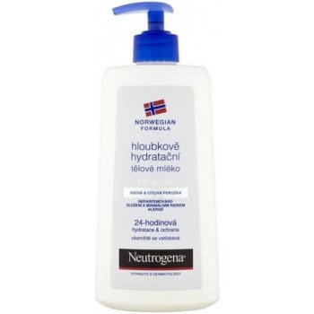 Neutrogena Sensitive hĺbkovo hydratačné telové mlieko pre suchú a citlivú pokožku 400 ml