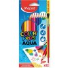 Faber Castell Pastelky Akvarelové Colour Grip 12 Farebný Set + 2 Popisovače Grip