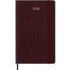 Moleskine 12 Monate Precious & Ethical Wochen Notizkalender, L/A5, liniert, weicher Einband, Mamba Bordeaux, mit Box (Kalendár)
