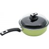 Top Alulit Indukčná titánová panvica iTIT247 ø 24 cm x 7 cm / 2.7 l s pokrievkou, svetlozelená