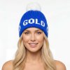 Goldbergh Hodd beanie Dazzling Blue