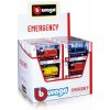 Bburago Bburago - Emergency, Záchranné vozidlá, dodávky, 1:50, assort