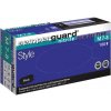 Semper Guard STYLE zdravotné nitrilové rukavice Black 100 KS