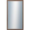 DANTIK - Zrkadlo v rámu, rozmer s rámom 50x90 cm z lišty TAIGA hnedá (3107)