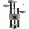 Feandrea Mačací strom sivý 50 x 50 x 160 cm