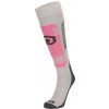 Arcore dámske podkolienky SKI sivá tmavo sivá ružová