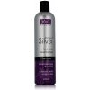 Xpel Shimmer Of Silver Shampoo šampón na poškodené farbené vlasy pre šedivé a blond vlasy 400 ml