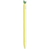 AppleKing ochranný silikónový obal s lístočkami pre Apple Pencil 2. generácie / Pro - žltý - možnosť vrátiť tovar ZADARMO do 30tich dní