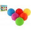 Teddies Sada loptičiek 6ks s textúrou gumové 6cm v krabici 6m+