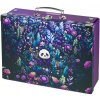 BAAGL Skladací školský kufrík Jungle Panda s kovaním