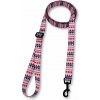 Designové vodítko PafDog®, 5 délek, vzor PINK AZTEC DÉLKA: 2m, ŠÍŘKA VODÍTKA: 15 MM