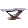 Signal DOLCE CERAMIC jedálenský stôl SIVÝ MRAMOR/ORECH 180(240)X95
