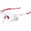 Športové fotochromatické okuliare ROCKBROS White Red