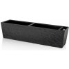 Flower Lover Samozavlažovací kvetináč Supreme Stone antracit viac veľkostí 75cm